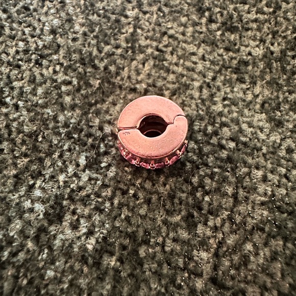 Pandora pink sparkling row clip charm - Picture 4 of 5